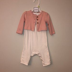 Baby girls Carters 2 piece outfit 3 month